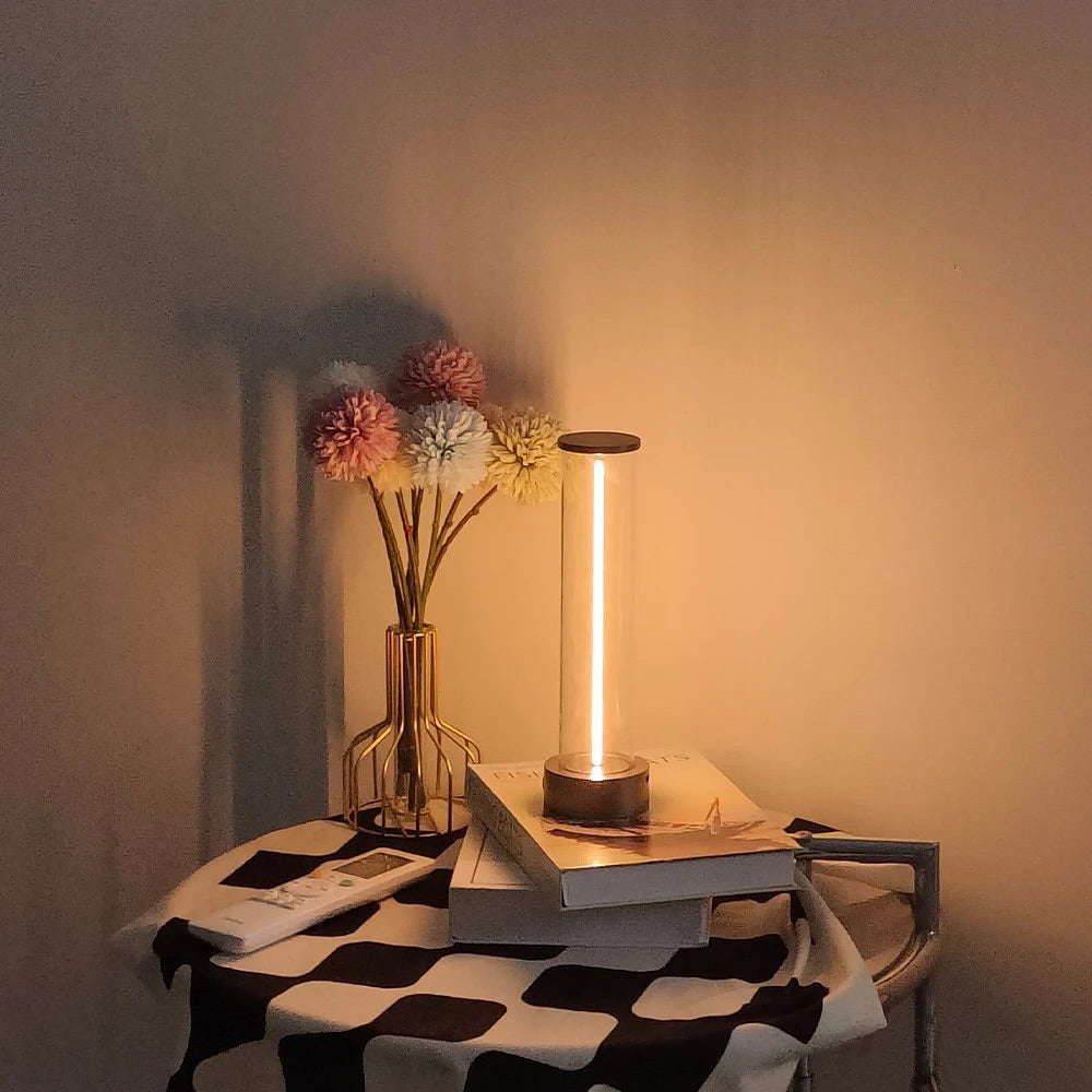 Rechargeable LED Line Table Lamp - Modern Design