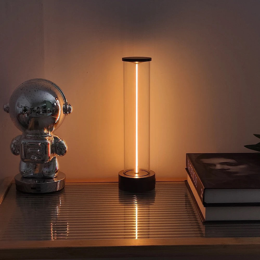 Rechargeable LED Line Table Lamp - Modern Design