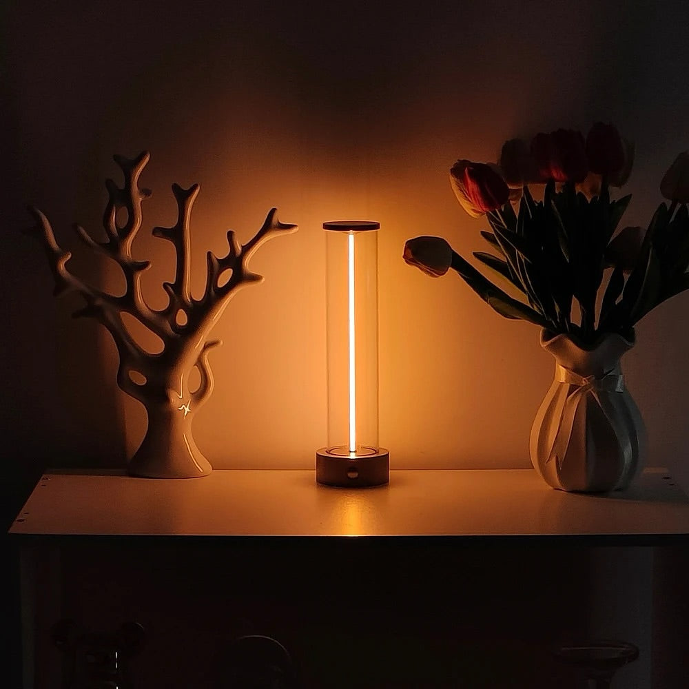 Rechargeable LED Line Table Lamp - Modern Design