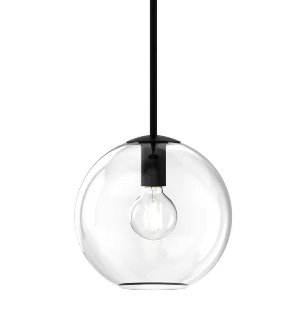 Modern Globe Pendant Light With Adjustable Arm 35 ~ 70 cm