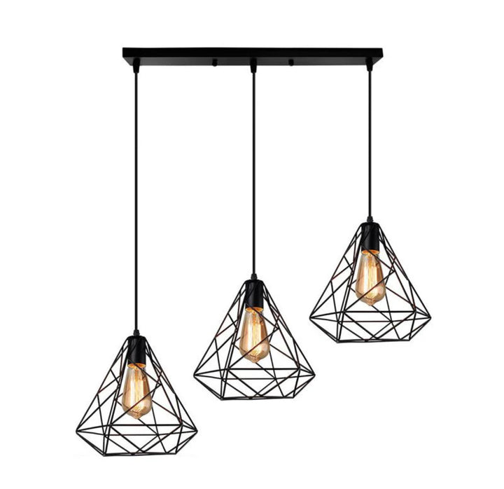 Industrial Geometric Pendant Light