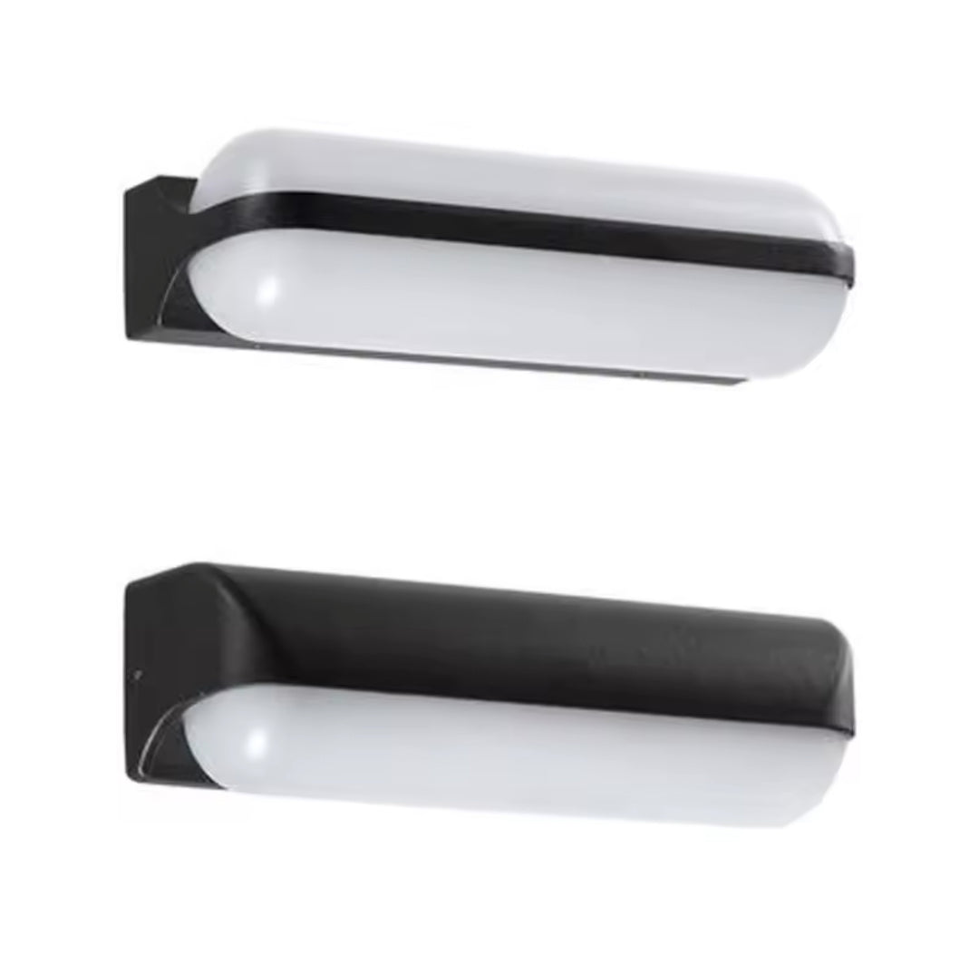 Modern Black LED Outdoor Wall Lamp - Durable Design