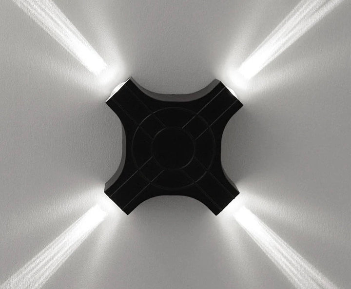 Modern Cross-Shaped Wall Light - Artistic Glow Design