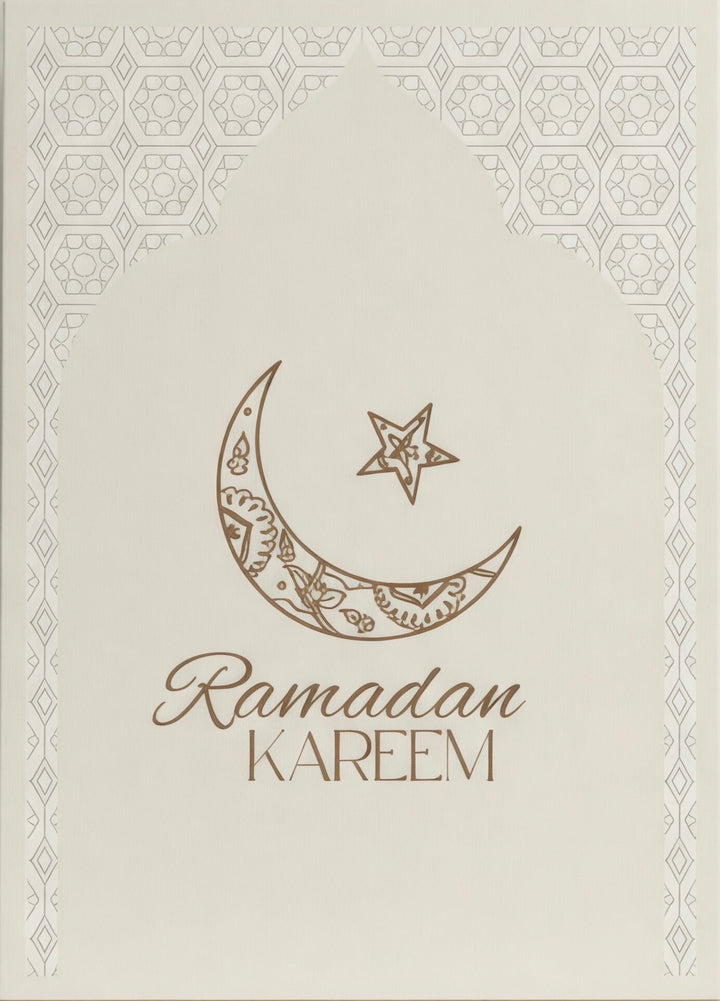 Ramadan Kareem Canvas – Crescent Moon Design
