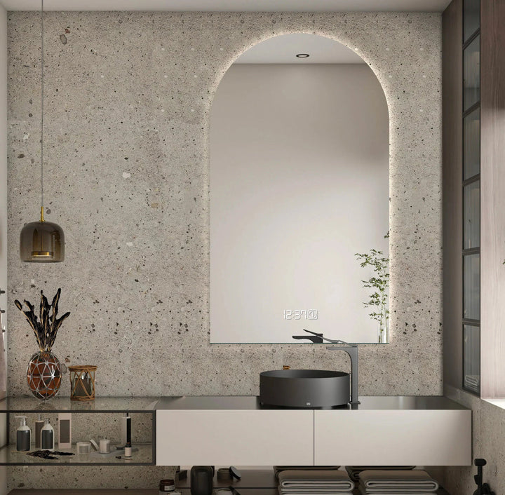 Arclume - LED Backlit Arch Bathroom Mirror