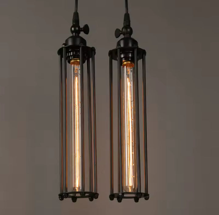 Industrial Tubular Edison Pendant Light