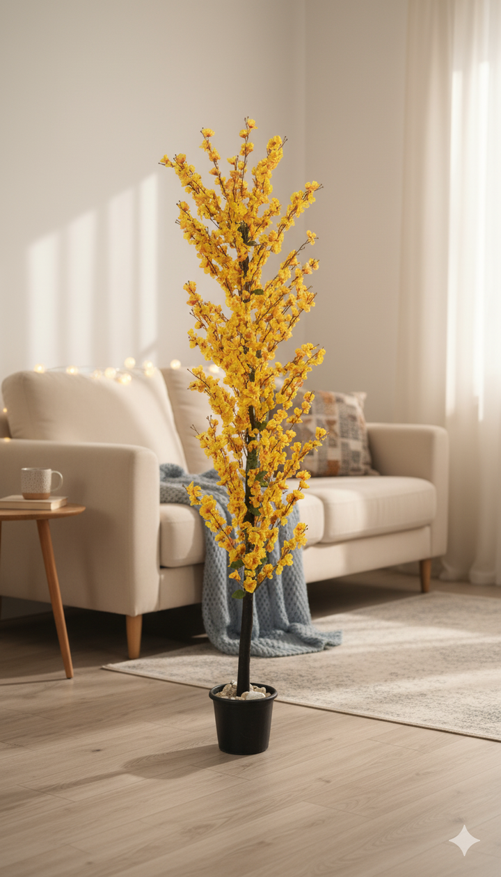 Artificial Yellow Apricot Tree