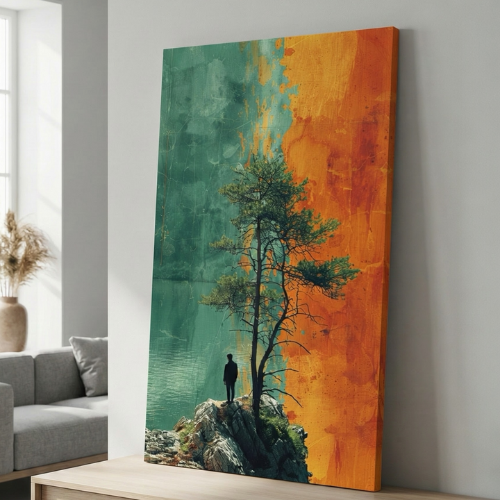 Solitude Tree Landscape Canvas Art