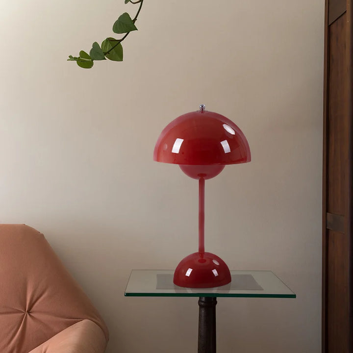 🍄 Modern Mushroom Dome RECHARGEABLE Table Lamp – Retro Charm Meets Contemporary Style