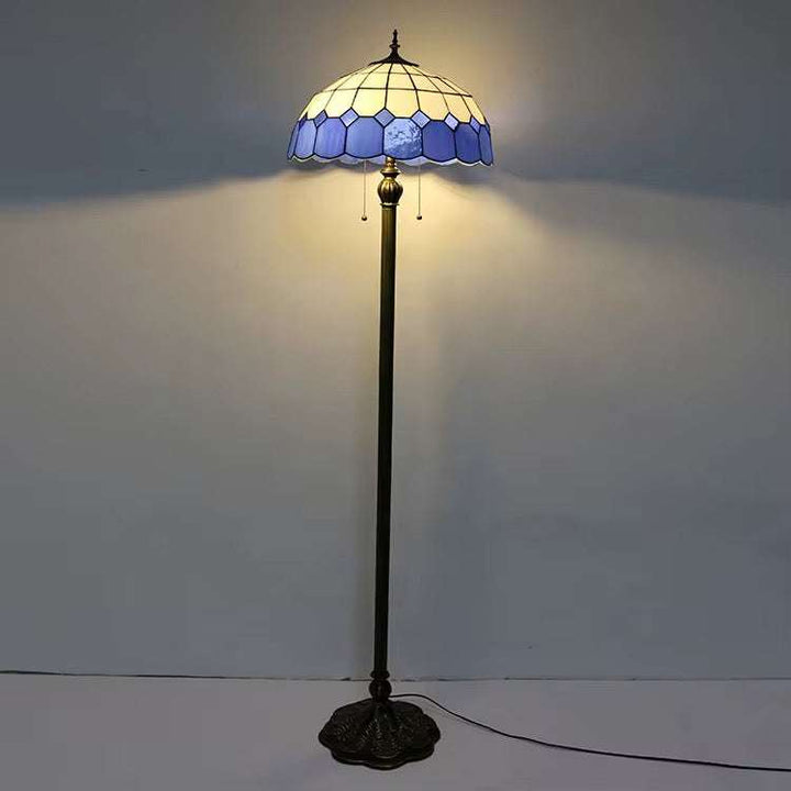 Blue Tiffany Floor Lamp