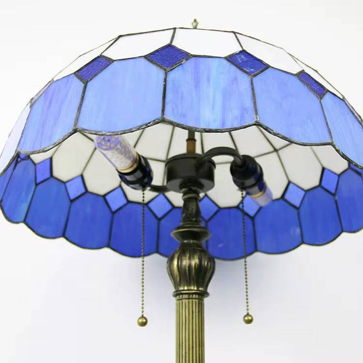 Blue Tiffany Floor Lamp