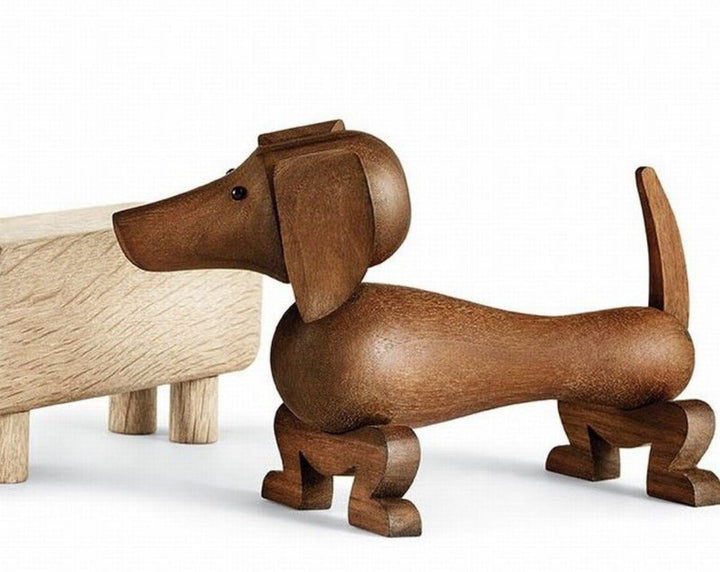 Wooden Dog Figurine
