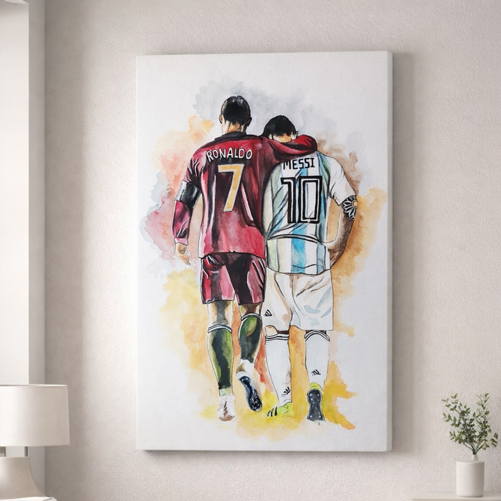Ronaldo & Messi Legacy Canvas