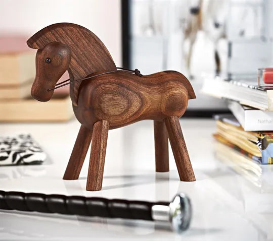 Wooden Horse Figurine