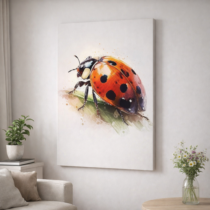 Ladybug Art Canvas