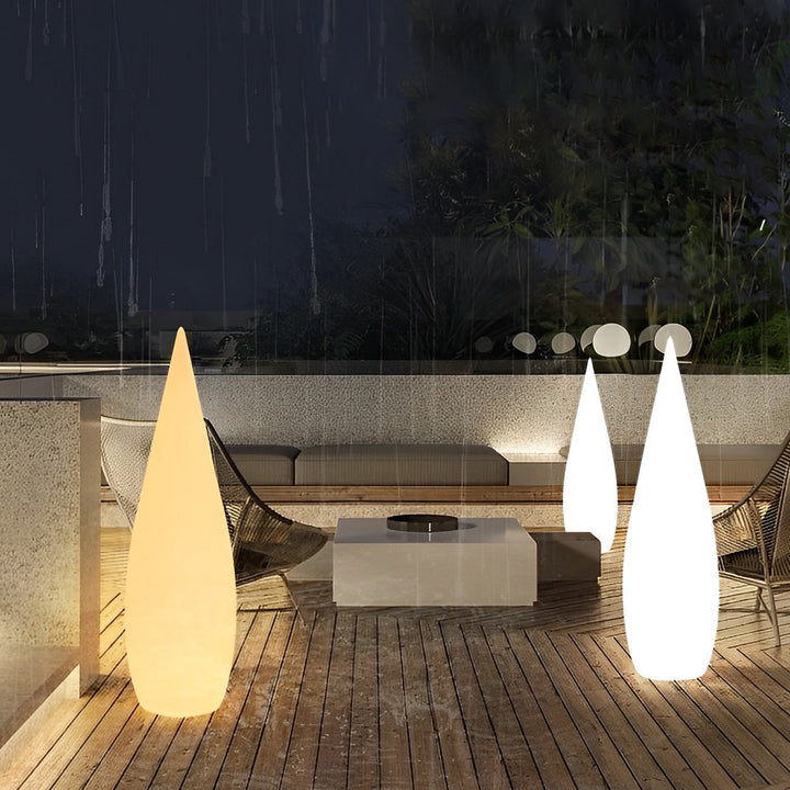 Modern Outdoor Sculptural Floor Light