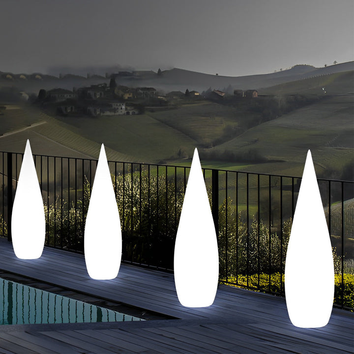 Modern Outdoor Sculptural Floor Light