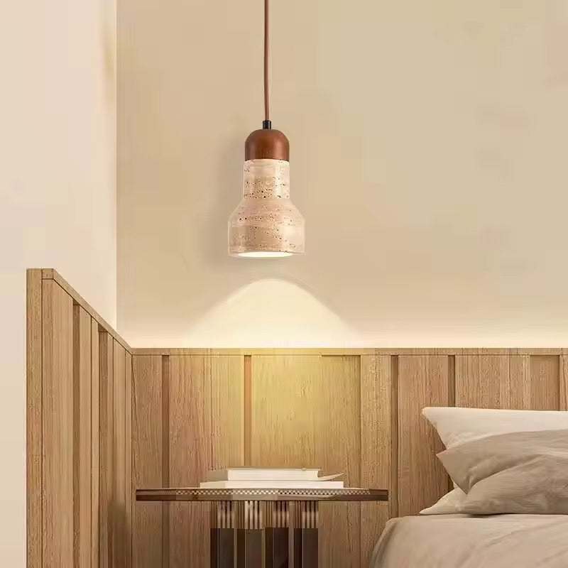 Mini Travertine Pendant Light