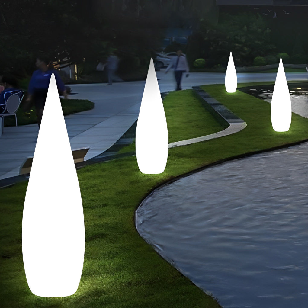 Modern Outdoor Sculptural Floor Light