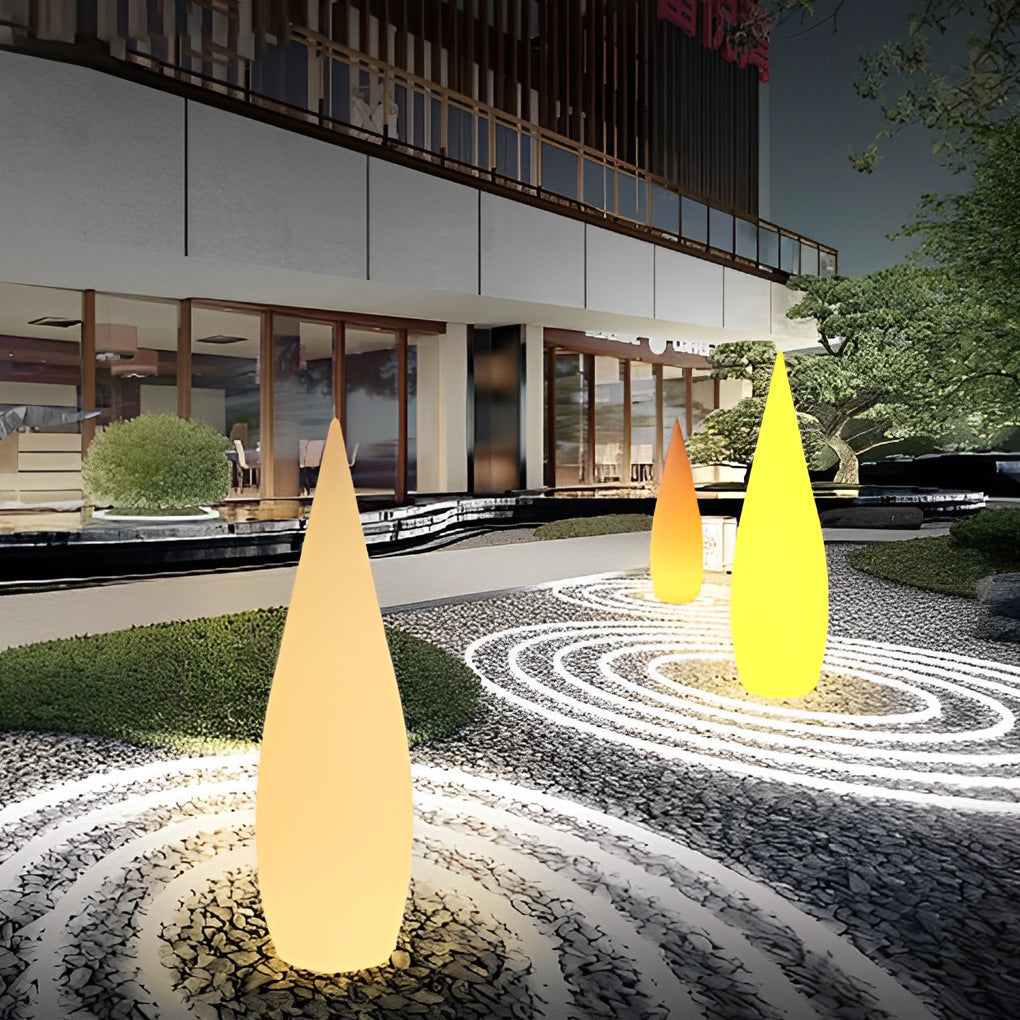 Modern Outdoor Sculptural Floor Light