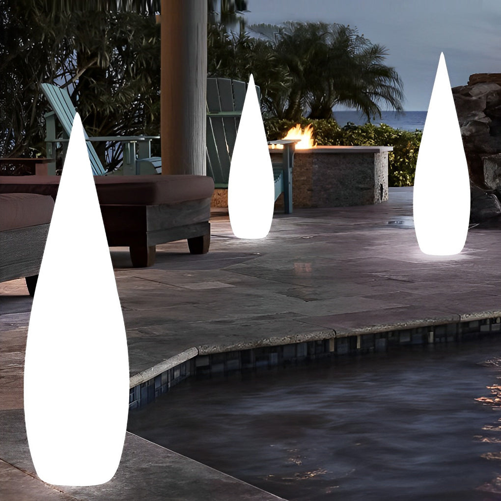 Modern Outdoor Sculptural Floor Light