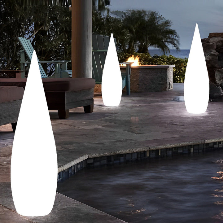 Modern Outdoor Sculptural Floor Light
