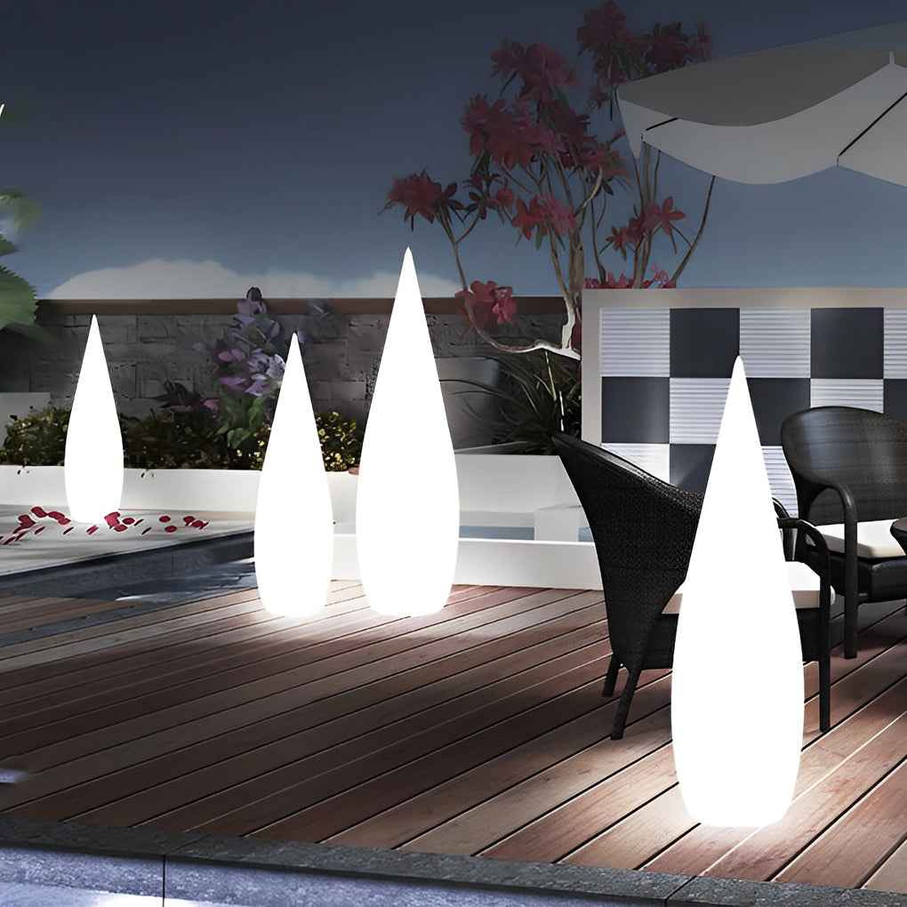 Modern Outdoor Sculptural Floor Light