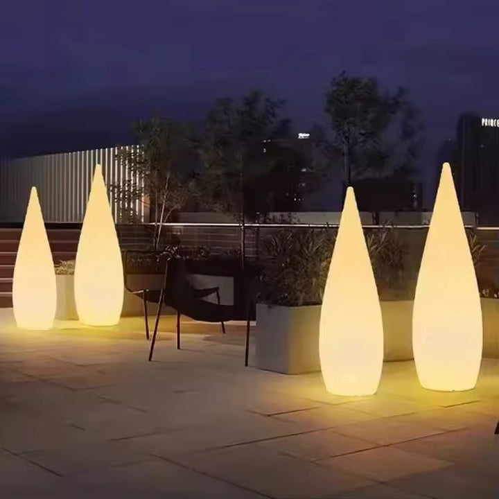 Modern Outdoor Sculptural Floor Light