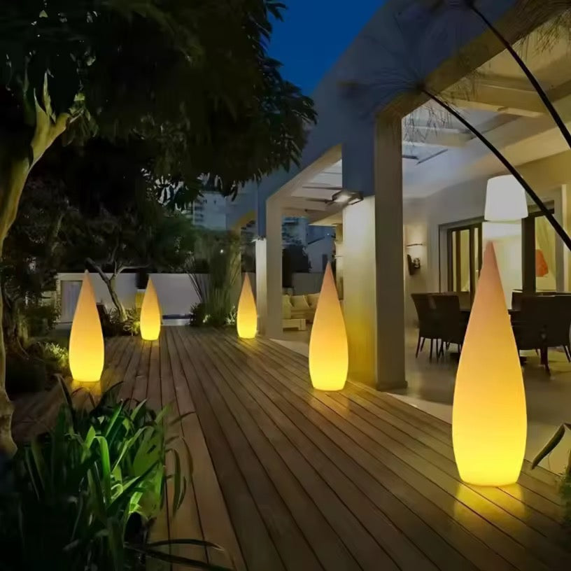 Modern Outdoor Sculptural Floor Light