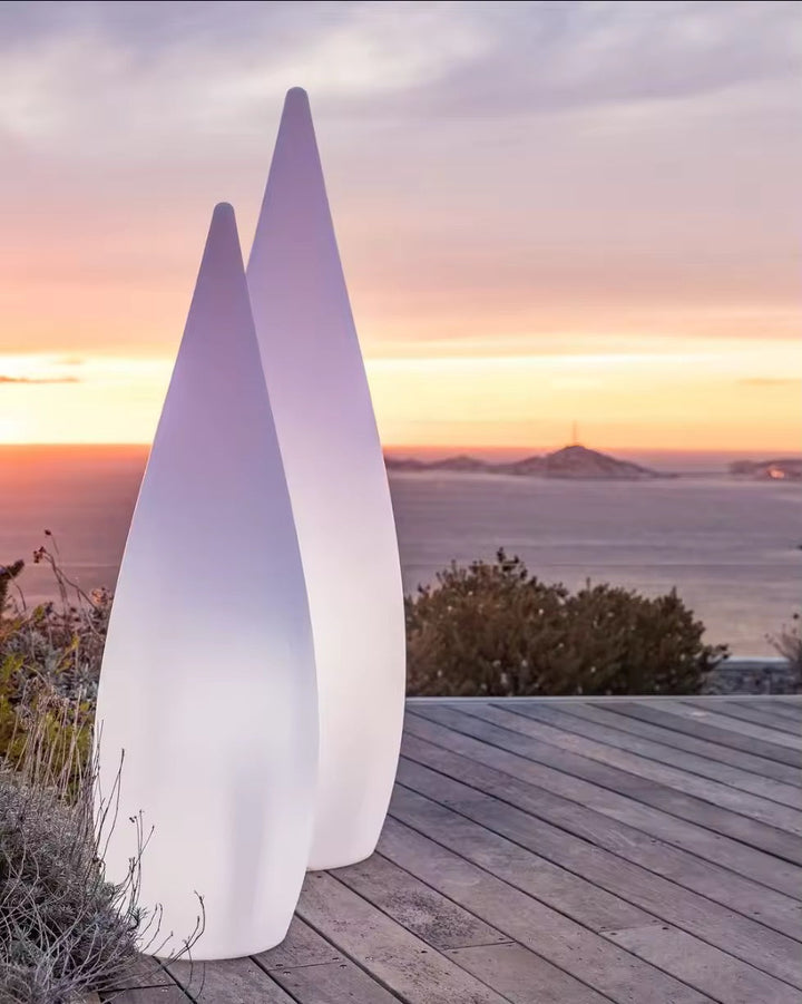 Modern Outdoor Sculptural Floor Light