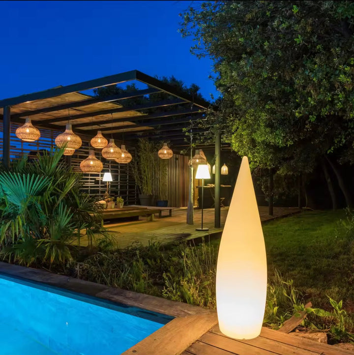 Modern Outdoor Sculptural Floor Light