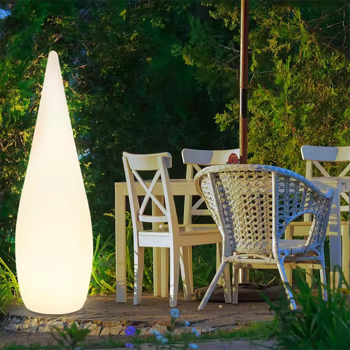 Modern Outdoor Sculptural Floor Light