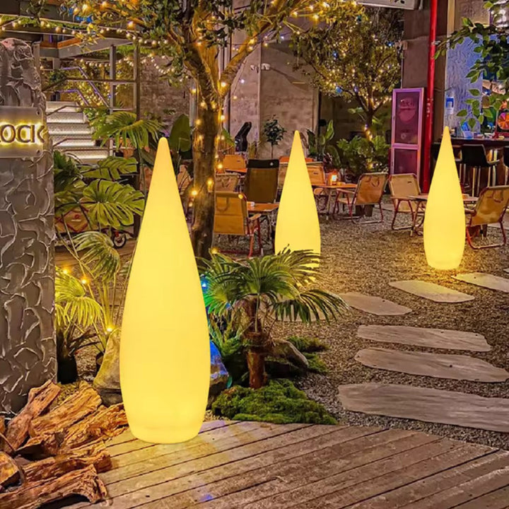 Modern Outdoor Sculptural Floor Light