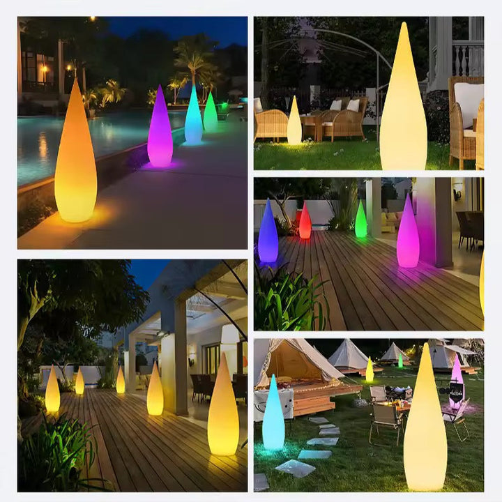 Modern Outdoor Sculptural Floor Light