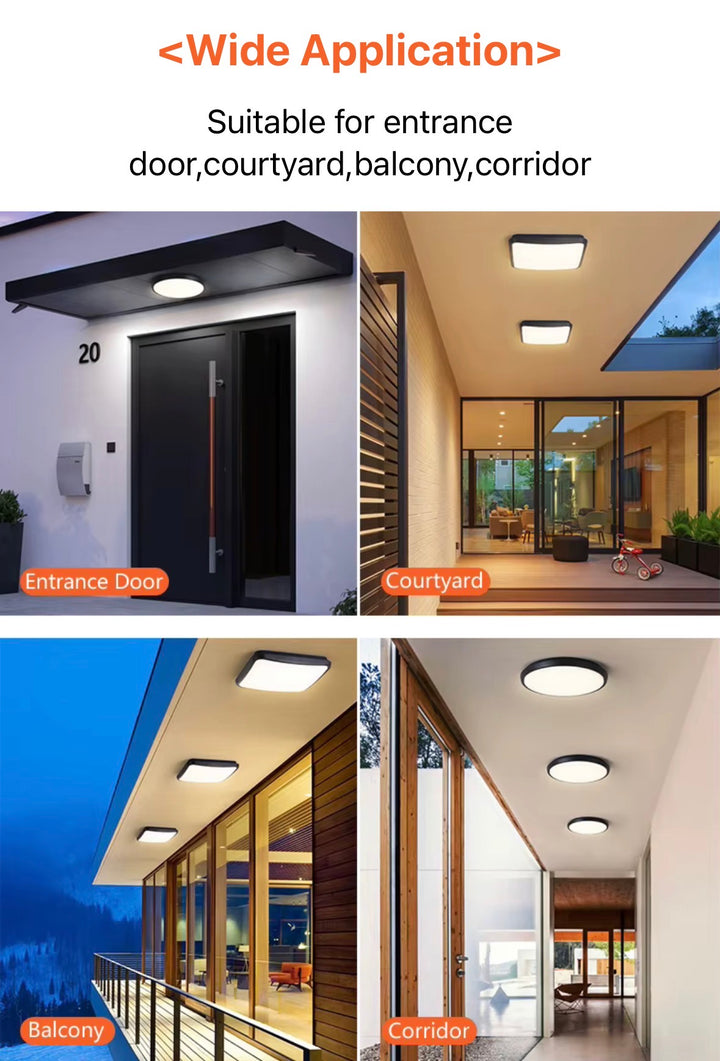 IP65 Outdoor LED Ceiling Light