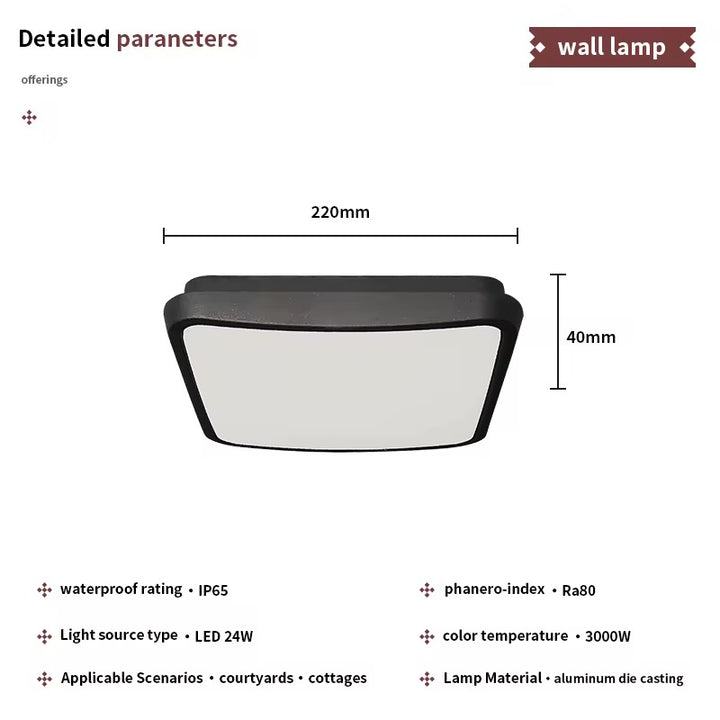 IP65 Outdoor LED Ceiling Light