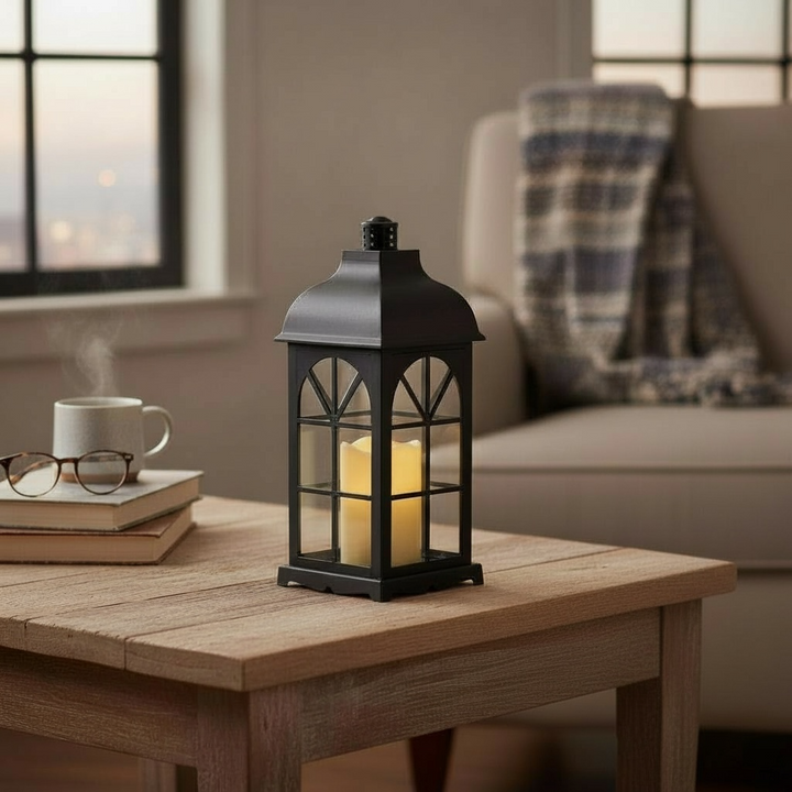 LED Classic Black Lantern