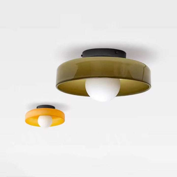 Modern Ceiling Light with Glass Shade