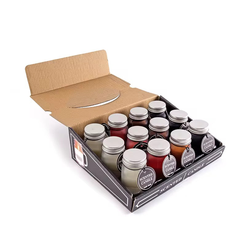 Handmade Scented Candle in Glass Mug set of 2