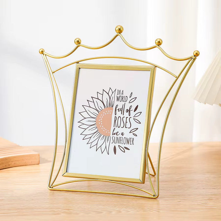 Golden Crown Decorative Photo Frame