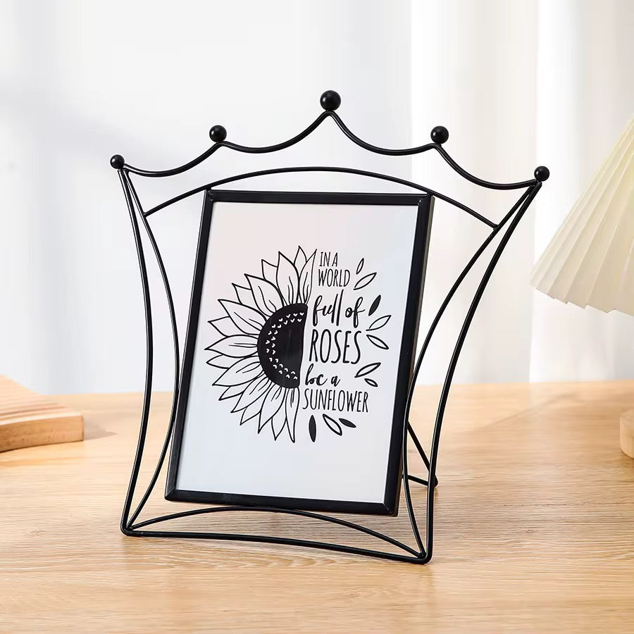 Golden Crown Decorative Photo Frame