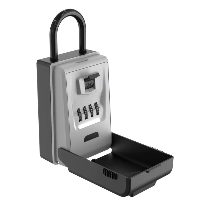 Wall-Mounted Key Lock Box with Combination
