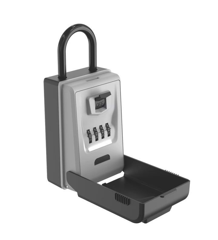 Wall-Mounted Key Lock Box with Combination