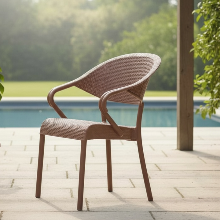 Mesh Curve Outdoor Chair