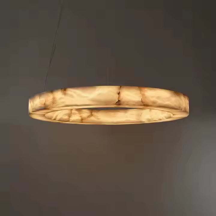 Eclipse Marble Ring Chandelier