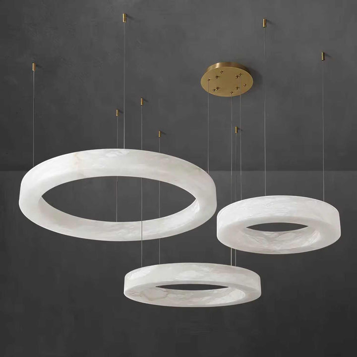 Eclipse Marble Ring Chandelier
