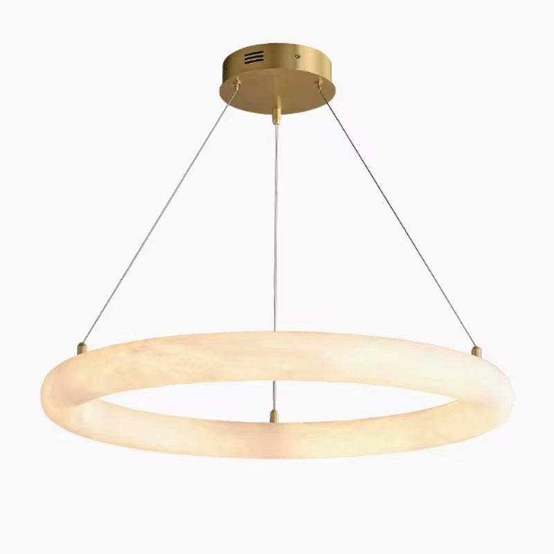 Marble Ring Chandelier