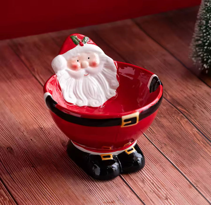 Santa Claus Ceramic Bowl