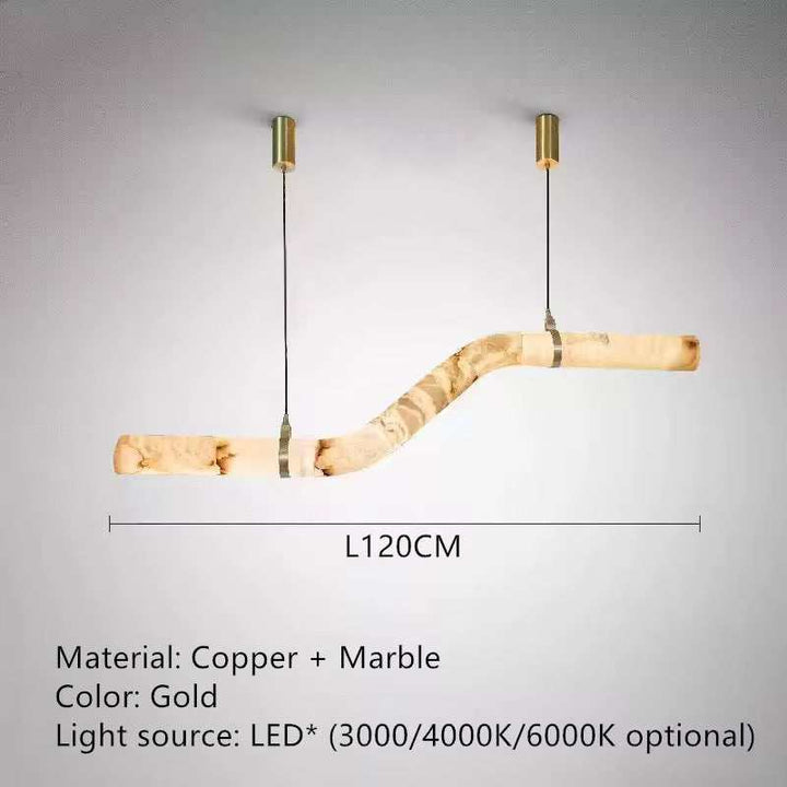 Wave Marble Pendant Light