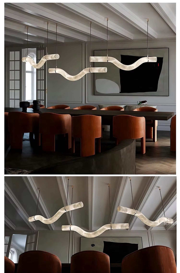 Wave Marble Pendant Light